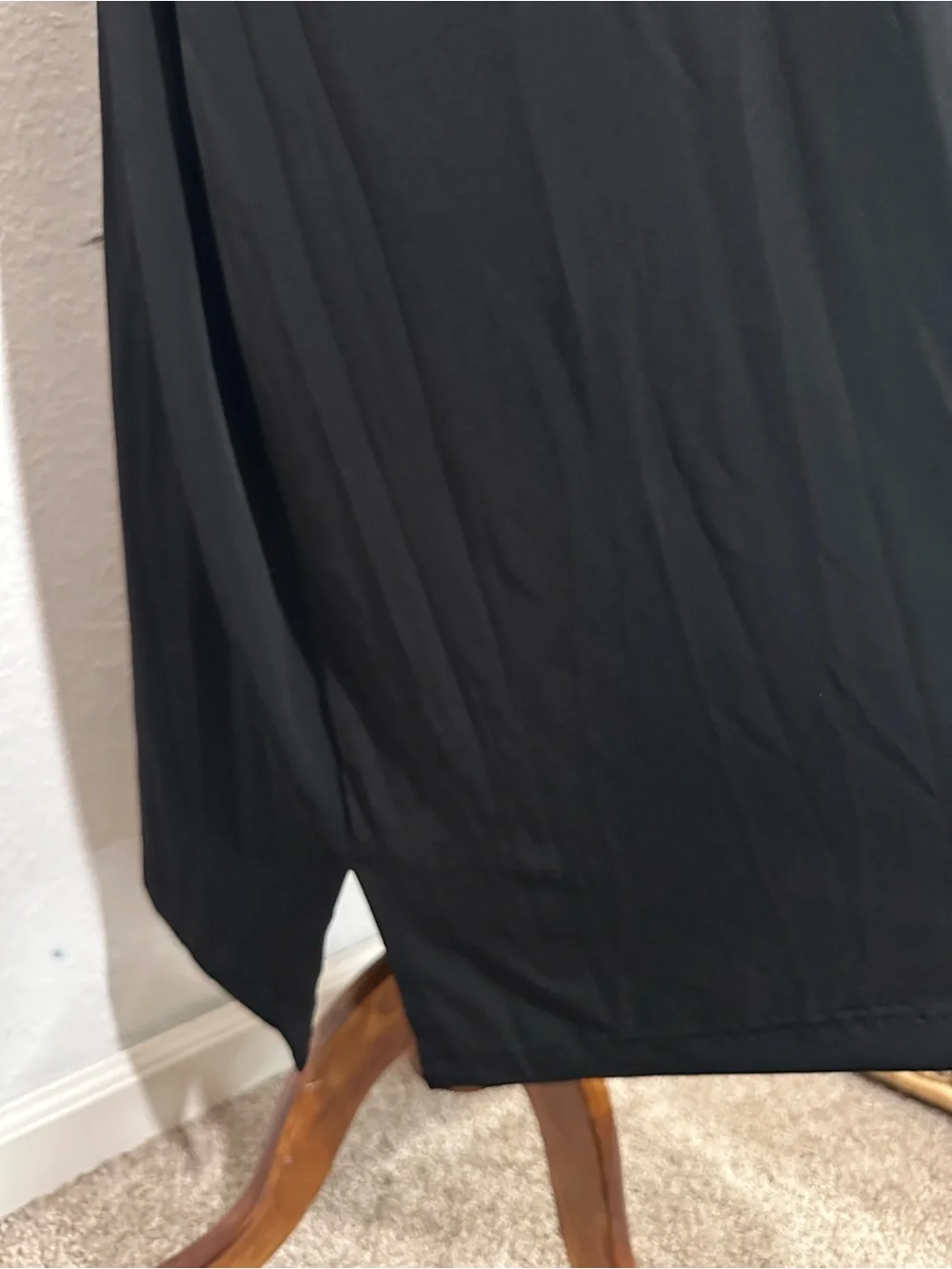 NWT Avenue Black Short Sleeve V-Neck Maxi Shirt Dress Size 22/24 $65